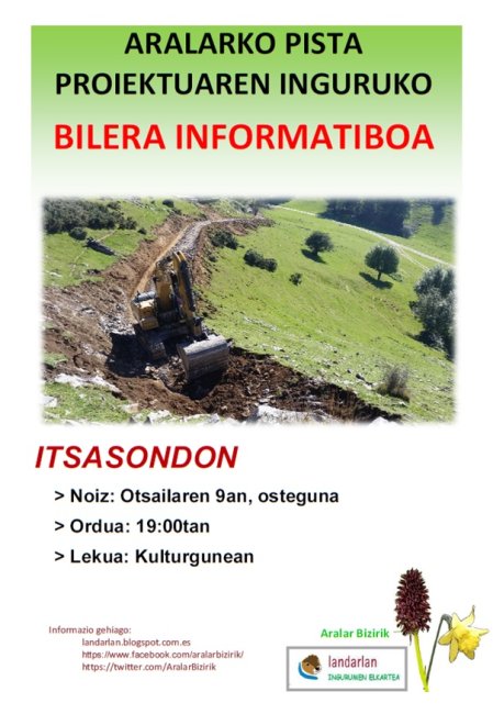 ARALAR BIZIRIK HITZALDI INFORMATIBOA
