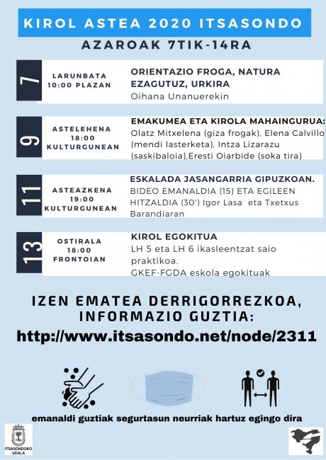 KIROL ASTEA AZAROAK 7-14 