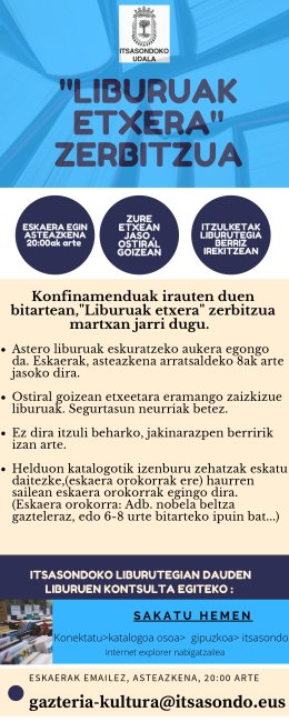 LIBURUAK ETXERA ZERBITZUA 