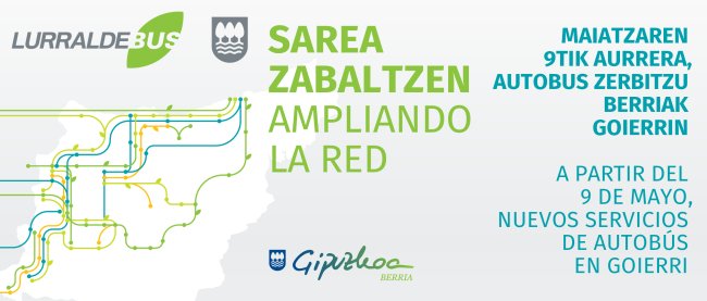 LURRALDEBUS - Autobus zerbitzu berria