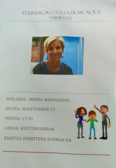 MAIATZAK 23 - NEREA MENDIZABALEN HITZALDIA