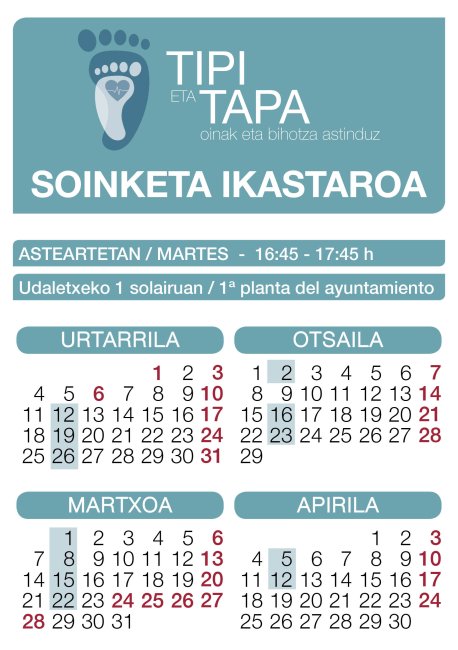 TIPI TAPA | SOINKETA IKASTAROA