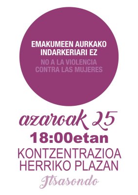 AZAROAK 25, 18:00etan ELKARRETARATZEA