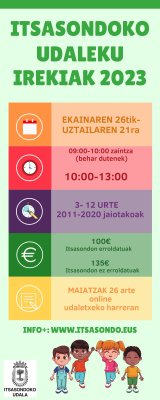 Udalekuetan inguruko informazioa FOTO