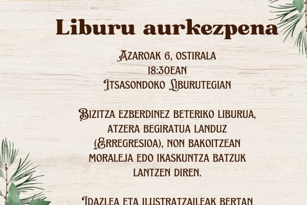 'Loturak' liburuaren aurkezpena