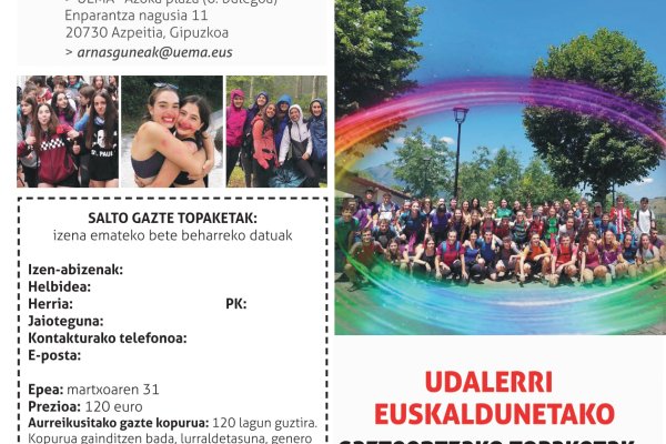 UEMAKO SALTO! Udalekuak 