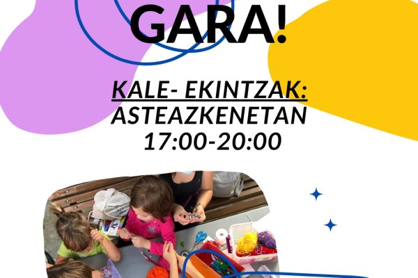 KALE EKINTZAK ETA OSTIRALEKO GAZTELEKUA MARTXAN BERRIZ! 