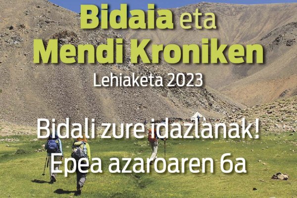 Bidai eta mendi kroniken lehiaketa 2023 