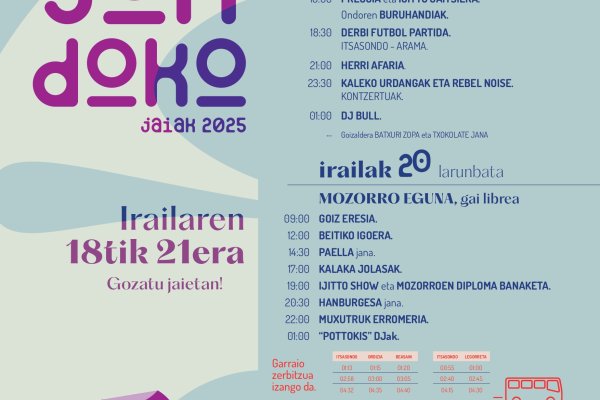 ITSASONDOKO JAIAK 