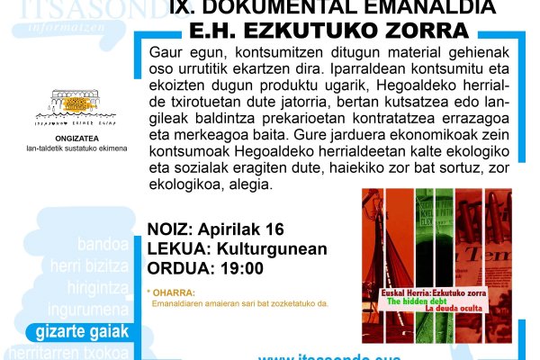 DOKUMENTAL EMANALDIA - E.H. EZKUTUKO ZORRA