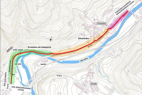 Itsasondo eta Ordizia arteko bidegorria 2015. urte hasieran irekiko da