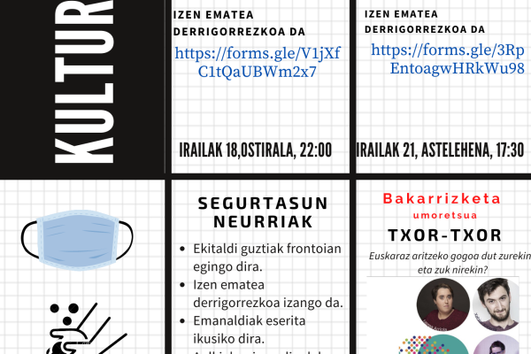 IRAILEKO KULTUR AGENDA 