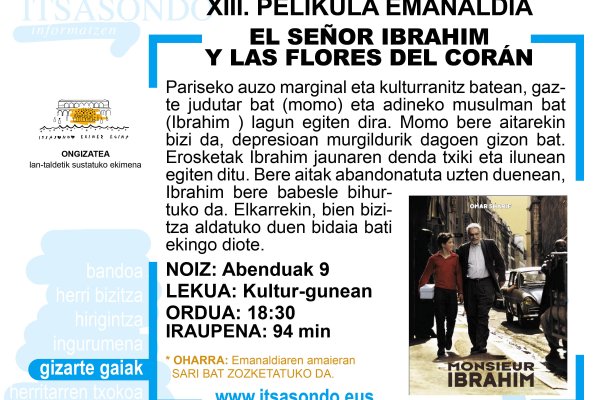 EL SEÑOR IBRAHIM Y LAS FLORES DEL CORÁN