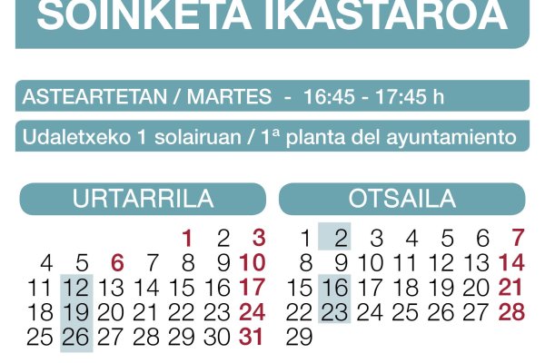 TIPI TAPA | SOINKETA IKASTAROA
