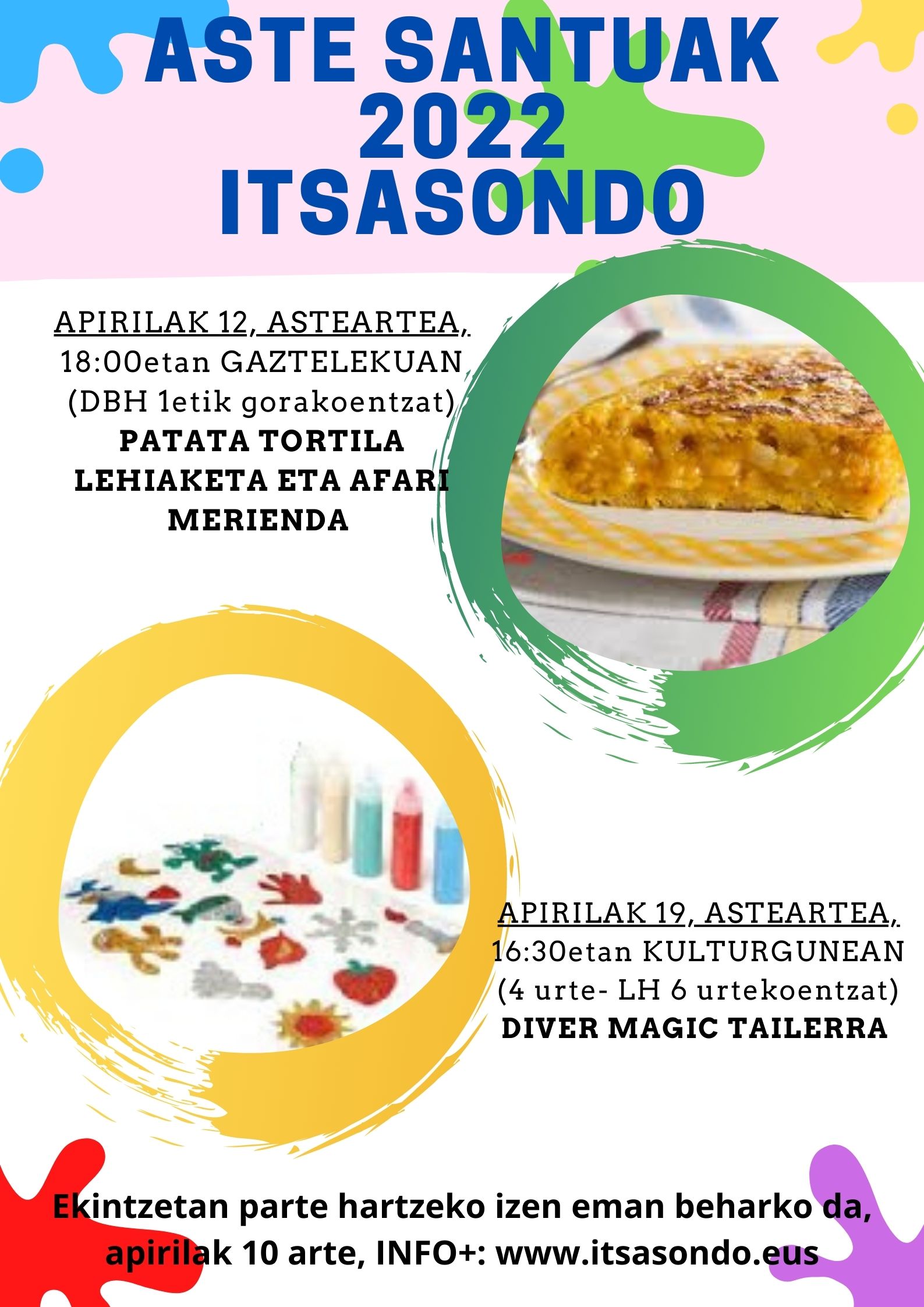ASTE SANTUKO EKINTZAK