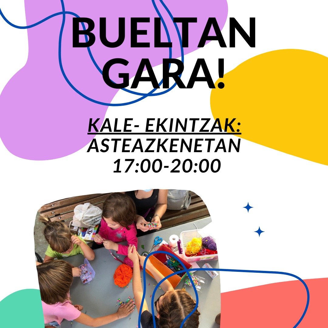 KALE EKINTZAK ETA OSTIRALEKO GAZTELEKUA MARTXAN BERRIZ!