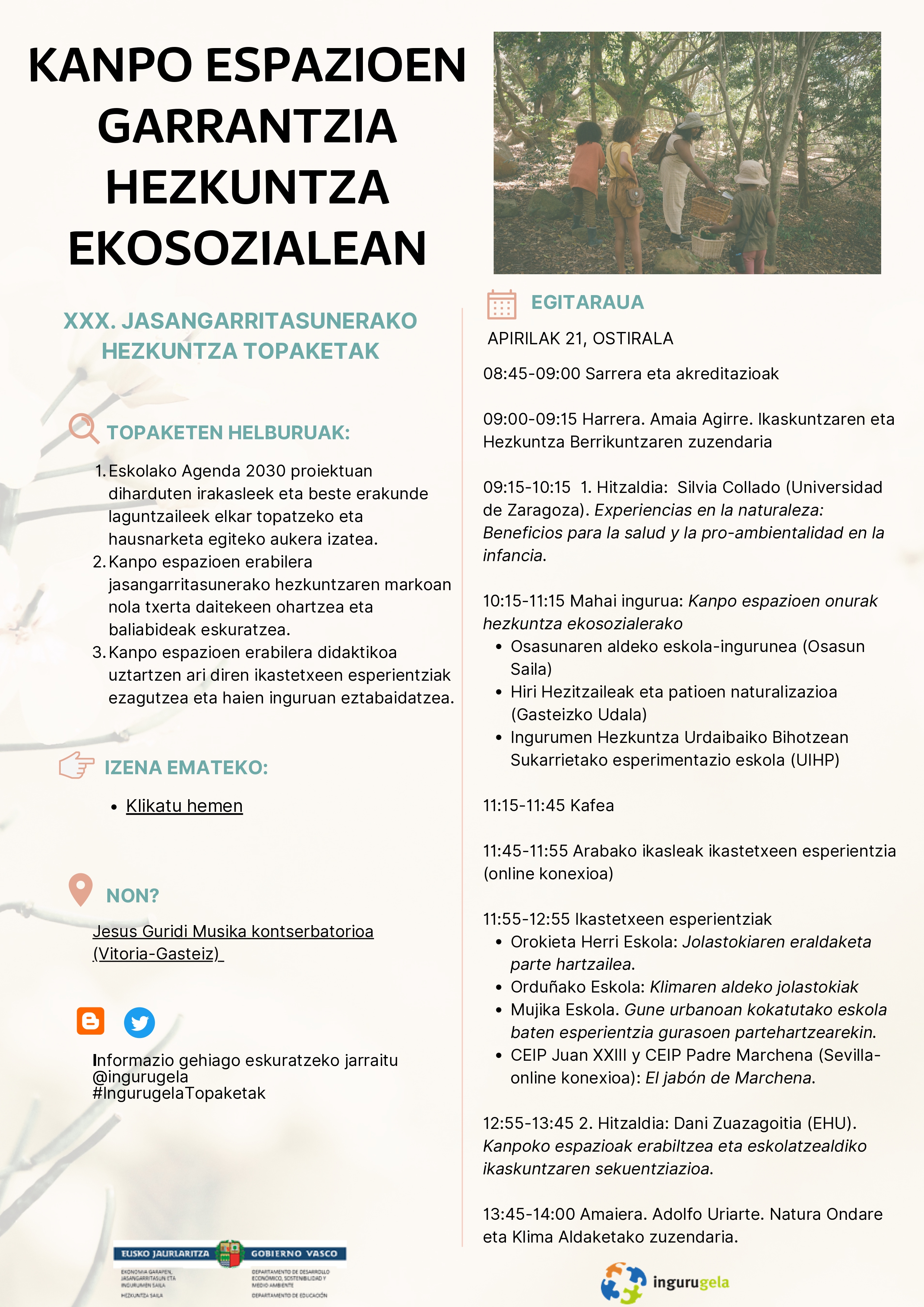 KANPO ESPAZIOEN GARRANTZIA HEZKUNTZA EKOSOZIALEAN