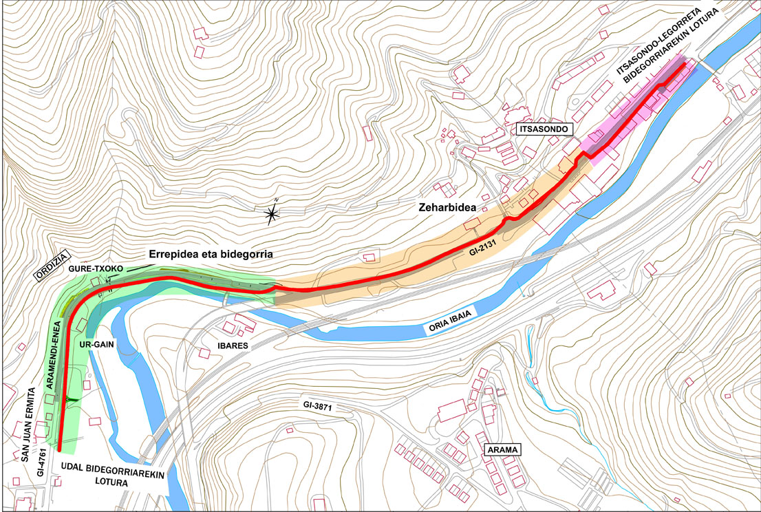 Itsasondo eta Ordizia arteko bidegorria 2015. urte hasieran irekiko da