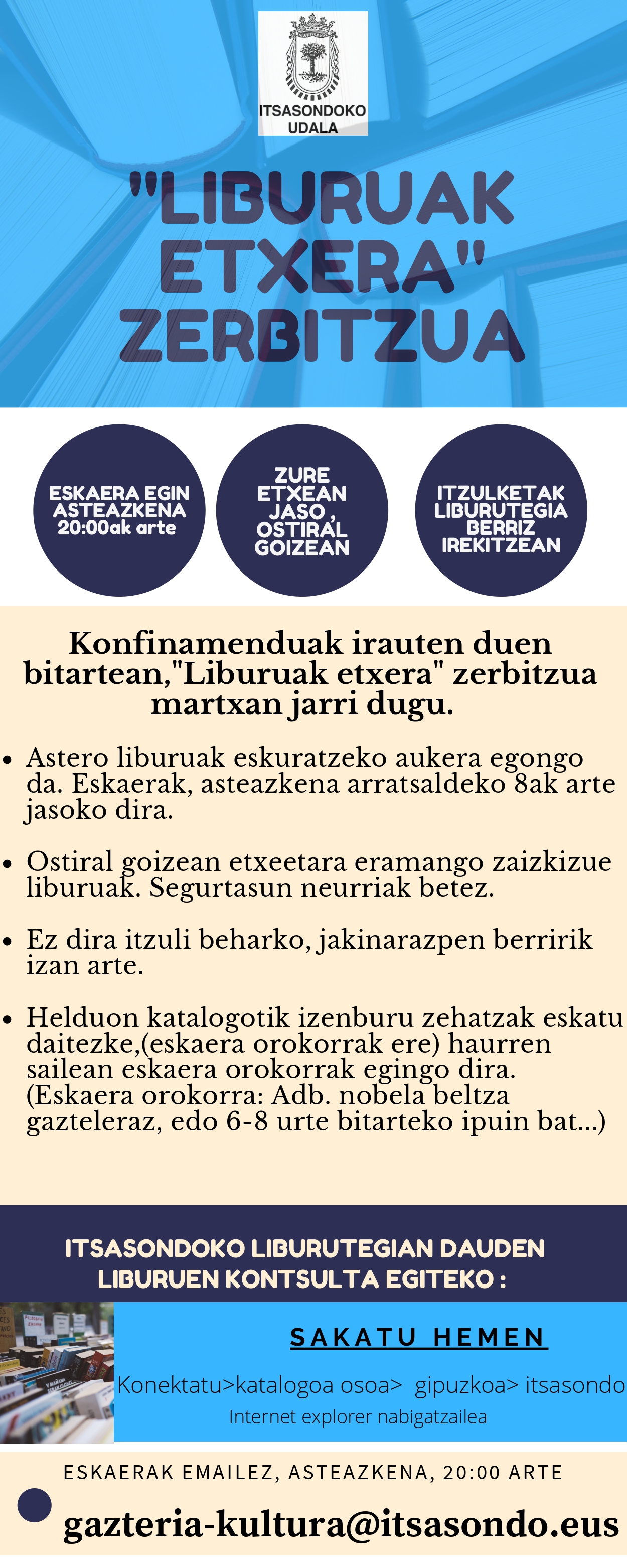 LIBURUAK ETXERA ZERBITZUA