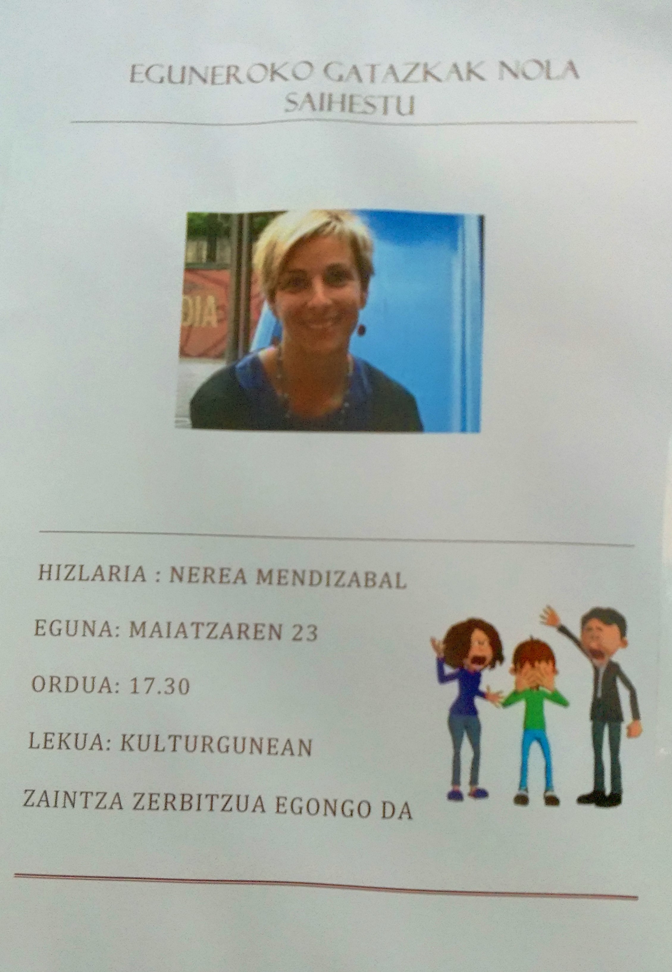 MAIATZAK 23 - NEREA MENDIZABALEN HITZALDIA