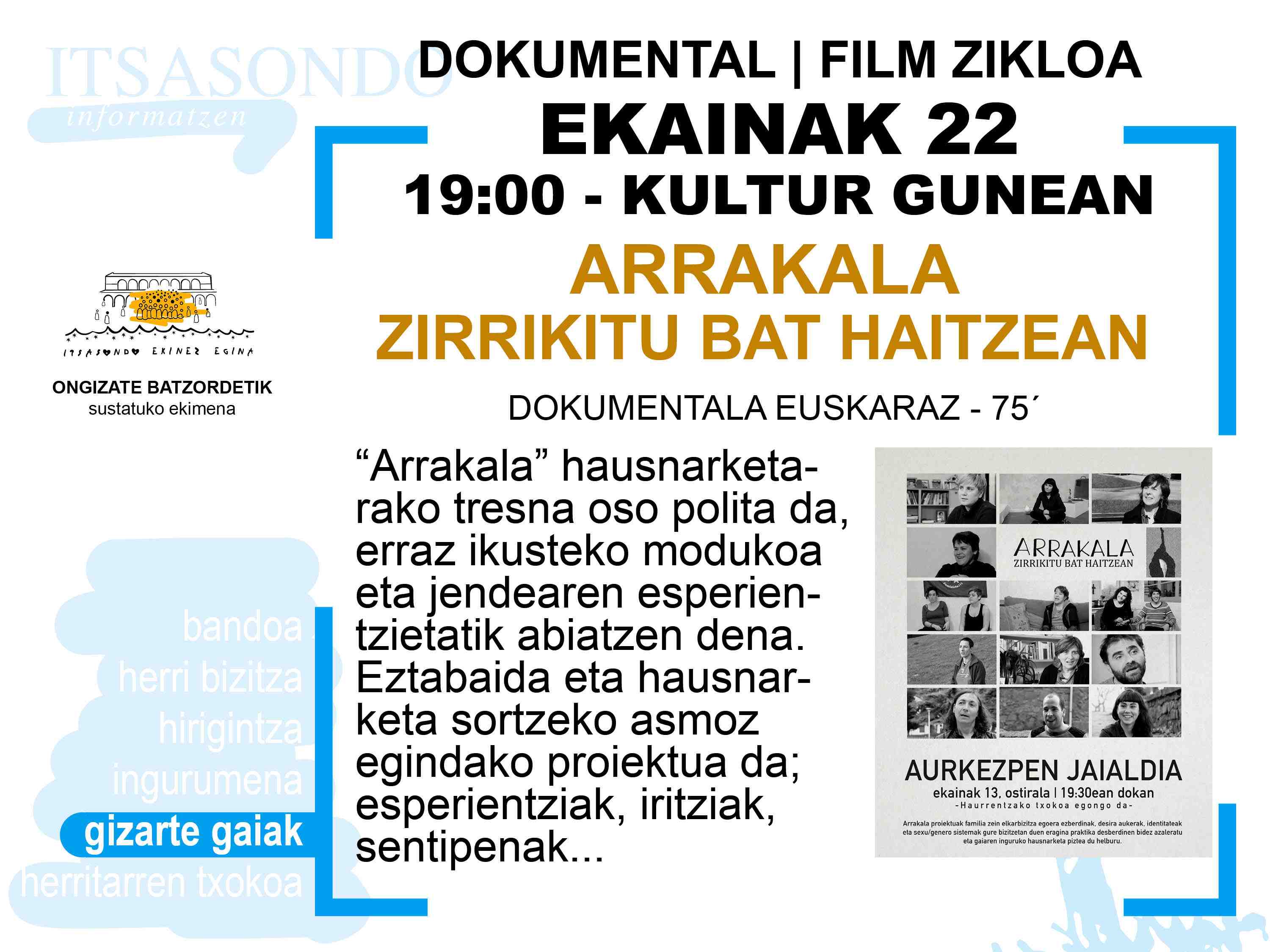 EKAINAK 22 - DOKUMENTAL | FILM ZIKLOA