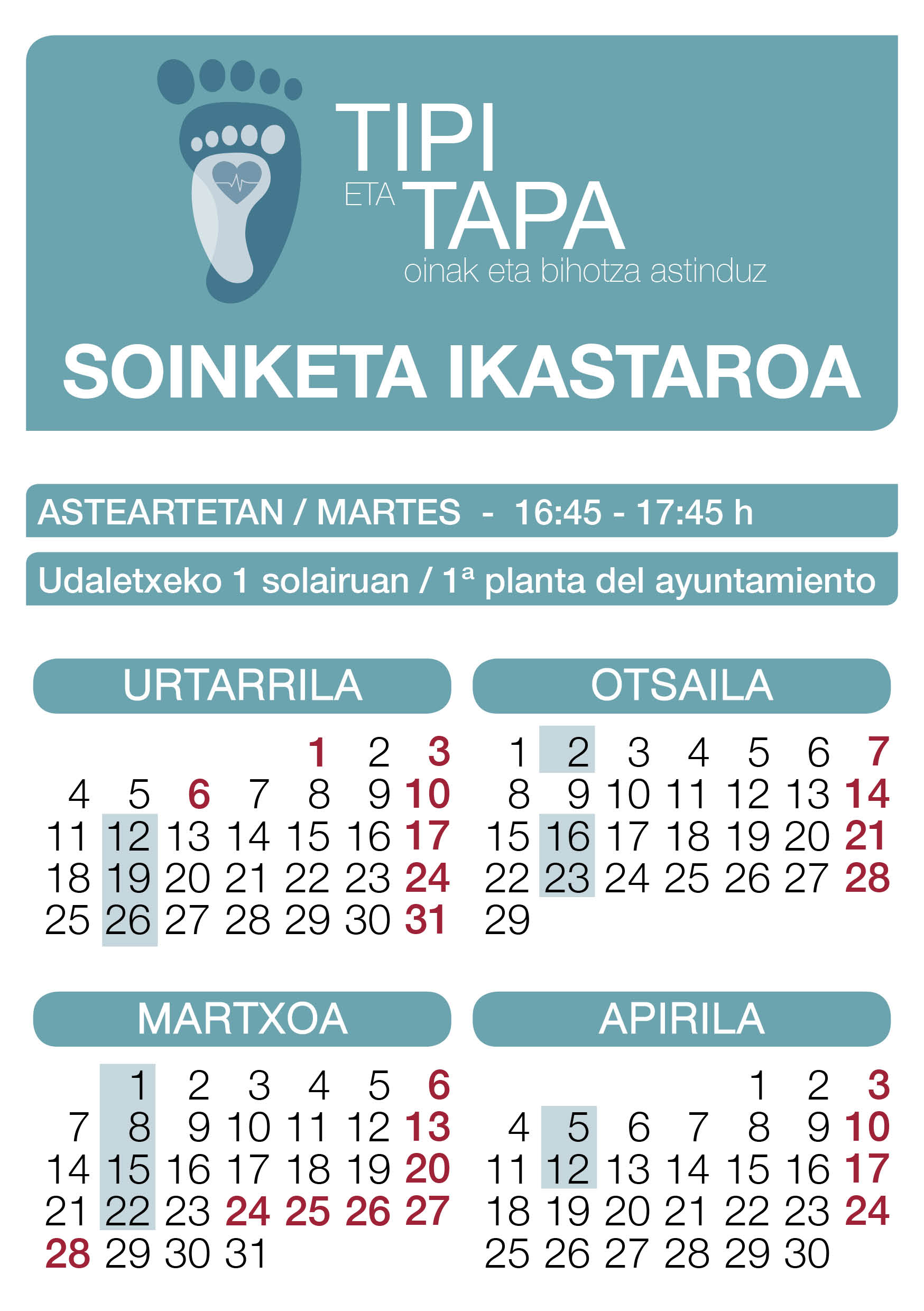 TIPI TAPA | SOINKETA IKASTAROA